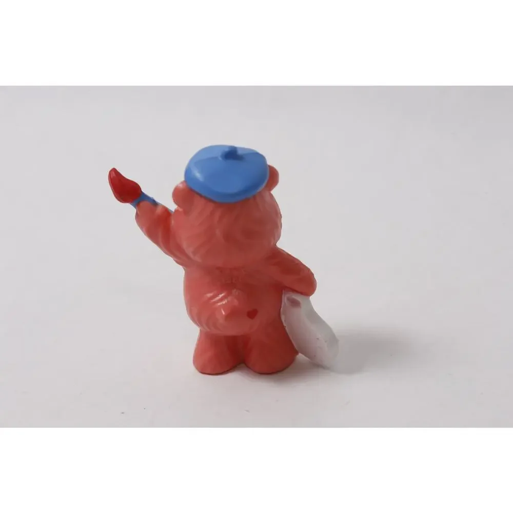 1984 Care Bears Cheer Bear Artist Vintage Toy Figurine ~ 260817-WH 1014